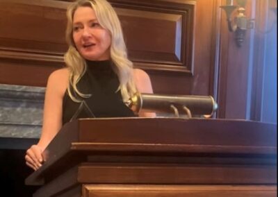 Denise At Podium