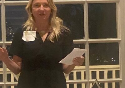 Scholarship Dinner Denise Speaking 2